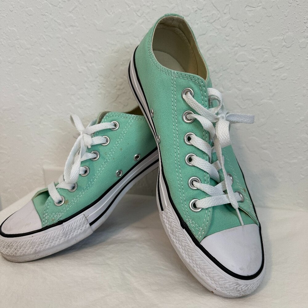 Converse All Star Wmns 8 Mens 6 Unisex Mint Green Chuck Taylor Shoes